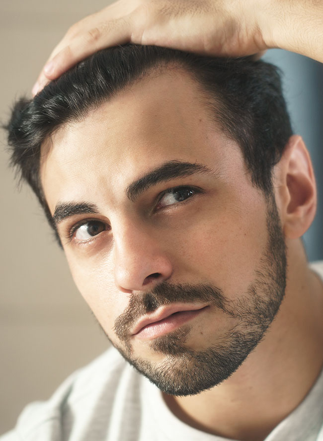 smartgraft hair restoration transplantation cincinnati ohio the dermatology laser and vein center man